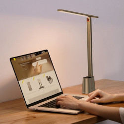 Lampa LED de birou pentru lectura,pliabila,reincarcabila Baseus Smart Eye (Smart Light) gri (DGZG-0G) - Img 3