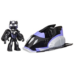 MARVEL IRON MAN SI PRIETENII SAI UIMITORI SET VEHICUL SI FIGURINA BLACK PANTHER - Img 2