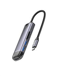 Mcdodo Multihub 5 in 1 Type-C gri - Img 2
