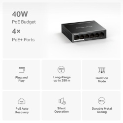 MERCUSYS DESKTOP SWITCH 6PORT MS106LP - Img 9