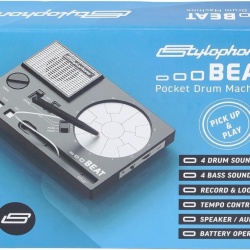 Mini Tobe Electronice Portabile Stylophone Beat Compact, Mașină de Ritm cu Stylus, 4 Kituri de Tobe și 4 Sunete de Bas - Img 4