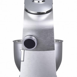 Mixer planetar FRAM FPM-K1500M, 1500W, bol inox 6L, 6 viteze si functie Pulse, Argintiu - Img 3