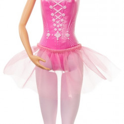 PAPUSA BARBIE BALERINA BLONDA CU COSTUM ROZ - Img 3