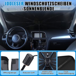 Parasolar Pliabil pentru Parbriz Auto Typec Home, Protecție UV 98.7% și Izolație Nanopolimer, Dimensiune Universală 140 x 80 cm, Deschidere Rapidă tip, Husă Inclusă - Img 2