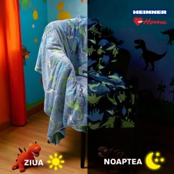 "Patura model fosforescent,Dino,200x220