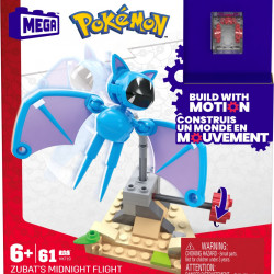 POKEMON MEGA SET DE CONSTRUCTIE ZBORUL DE NOAPTE AL ZUBAT