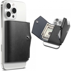 Portofel Magsafe, Spigen, Valentinus Pro, Negru