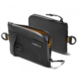Portofel Spigen LF300 cu Protectie RFID, Negru AFA11229