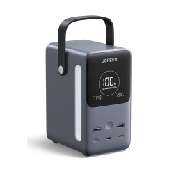Power Bank UGREEN PB770 300W 48000mAh 2x USB + 4x USB-C Gri