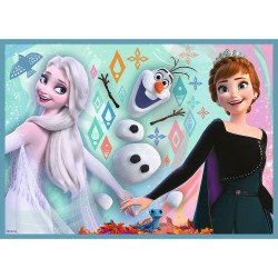 PUZZLE TREFL 4IN1 FROZEN 2 UIMITOAREA LUME DISNEY - Img 2
