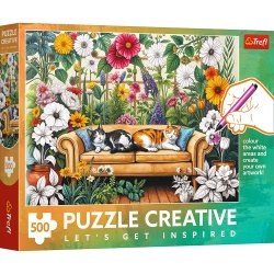 PUZZLE TREFL 500 CREATIVE ORANGERIA PSICII
