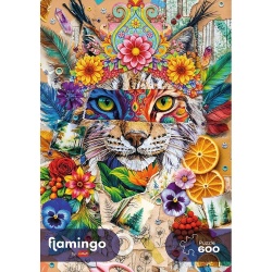 PUZZLE TREFL 600 FLAMINGO COLAJ DE INSPIRATIE - Img 3