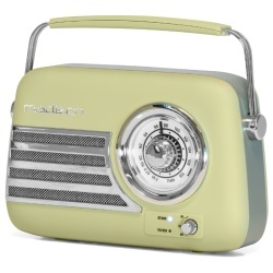 RADIO FM PORTABIL NOSTALGIA 15W CU FUNCTIE BLUETOOTH/AUX -OLIVE - Img 2