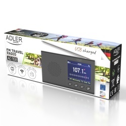 RADIO PORTABIL CU CEAS AD 1198 ADLER - Img 12