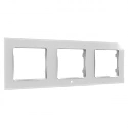 Rama intrerupator Shelly Wall Frame 3 - alb