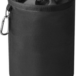 Sacosa pentru carlige de rufe Typec, cu snur de strangere si carabiniera de agatare, sac depozitare impermeabil pentru interior si exterior, Negru