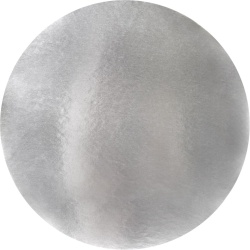 Set 10 Platouri / Discuri Rotunde pentru Tort cu Margini Învăluite, Finisaj Metalic Argintiu, 20 cm (8 Inch), Grosime 12 mm - Img 5
