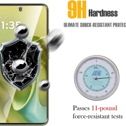 Set 2 Folii de Sticlă Securizată WFTE pentru Motorola Moto G86 / G86 5G, Duritate 9H, Rezistență la Zgârieturi și Amprente, Aplicare Fără Bule, Transparentă - Img 3