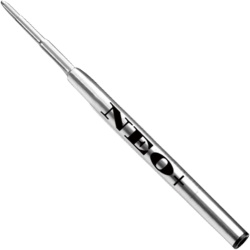 Set 2 Rezerve Pix NEO+ Compatibile Montblanc, Vârf Mediu 1.0 mm, Cerneală Neagră cu Uscare Rapidă, Lungime Standard 9.8 cm - Img 2