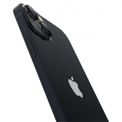 Set 2 x folie protectie camera cu aplicator Spigen OPTIK.TR "EZ FIT" pentru IPHONE 14/14 PLUS BLACK COVER - Img 3