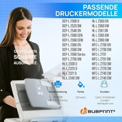 Set 3 cartușe toner compatibile Brother TN-2320 XXL / TN-2310, Typec, Negru (Black), pentru DCP-L2520DW, HL-L2340DW, MFC-L2700DW - Img 2
