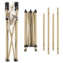 SET CAMPING MASA+4 SCAUNE METALICE PLIABIL REBEL ACTIVE - Img 8