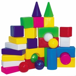 SET CONSTRUCTOR BLOCURI MULTICOLORE 3 - Img 2