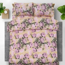 Set de pat king size bumbac,92 gsm,Peony - Img 8