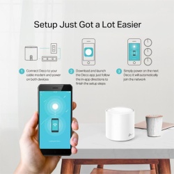 Sistem Wi-Fi Mesh TP-Link Deco X20(3-pack) Dual-Band Gigabit AX1800 cu acoperire completa pentru casa - Img 8