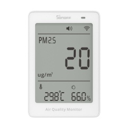 SONOFF AirGuard PM2.5/PM10 – SAWF-07P Monitor de calitate a aerului cu funcție de detectare a materiei prin Wi-Fi - Img 2