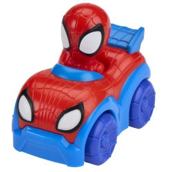 SPIDEY SI PRIETENII LUI UIMITORI MARVEL SUPER ROLLERS SET FIGURINA SPIDEY CU VEHICUL 5.5CM - Img 2