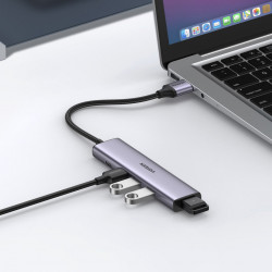 Splitter HUB USB Ugreen - 4x USB 3.0 gri (CM473 20805) - Img 4