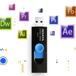 Stick Memorie AData UV320 128GB, USB 3.1, Black-Blue - Img 6