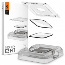 STICLA HIBRID SPIGEN PROFLEX "EZ FIT" PACK DE 2 APPLE WATCH 7 (41 MM)