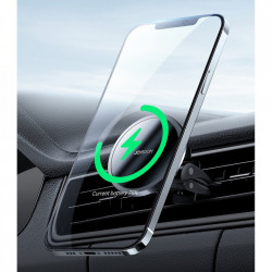 Suport auto cu incarcare wireless, compatibil Apple MagSafe , Joyroom black (JR-ZS240) - Img 4