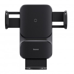 Suport auto pentru telefon auto cu incarcare wireless Baseus Wisdom pentru neagra (CGZX000001) - Img 6