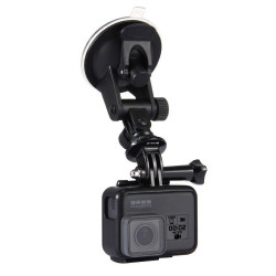Suport auto Puluz Glass pentru GOPRO Hero, DJI Osmo Action PU51 - Img 7