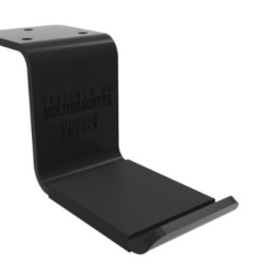 Suport de casti Multibrackets MB-1886, cu prindere de birou , Negru - Img 3