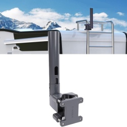 Suport Montaj Antenă Mini și Mini X pentru Autorulotă, Aluminiu, Prindere pe Scară sau Țeavă 20–50 mm - Img 9