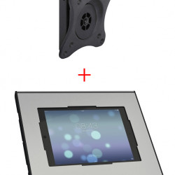 Suport tableta de perete Multibrackets 3497 si Vogel's PTS2010, securizat, rotabil in jurul axului 360 grade