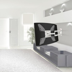 Suport TV de perete Barkan 3400LW.W, reglabil, 13"-80", Alb - Img 10