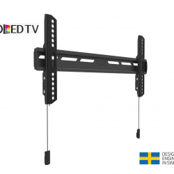 Suport TV de perete pentru LG OLED, Super Slim Multibrackets MB-6553, 32"- 65", max.50 kg, Negru - Img 2