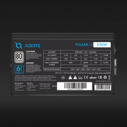 Sursa Aqirys Pulsar LS 550W 80+ - Img 7