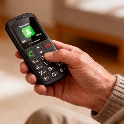 TELEFON GSM SENIORI BUTON SOS KRUGER&MATZ - Img 3
