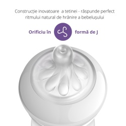 Tetina Philips Avent Natural Response SCY966/02, +6 luni, tetina care functioneaza ca sanul mamei, tetina fara scurgeri, debit 6, pentru lichide cu densitate crescuta, fara BPA, 2 bucati - Img 6
