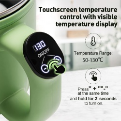 Topitor Digital pentru Ceară și Săpun 1.5L, Ecran Tactil Touchscreen, Termostat Reglabil 50–130°C, Înveliș Antiaderent Non-Stick, Cioc de Turnare Anti-Picurare, Aparat DIY Lumânări și Cosmetice - Img 7