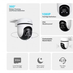 TP-LINK WIFI CAM PAN/TILT NIGHT FHD C500 - Img 2