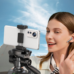Trepied profesional Ugreen LP661 pentru smartphone-uri și camere - negru și gri - Img 7