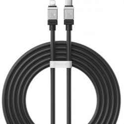 USB C - Cablu Lightning 20W 1m Baseus CoolPlay - negru - Img 1