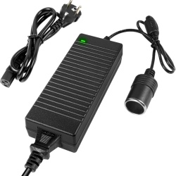 Adaptor Alimentare Auto 220V–240V la 12V 15A (180W), Convertor Tensiune AC-DC cu Mufă Tip Brichetă Auto, Redresor Stabilizat pentru Compresor Auto, Ladă Frigorifică, Aspirator Auto și Ventilator, Cablu UE Inclus - Img 3